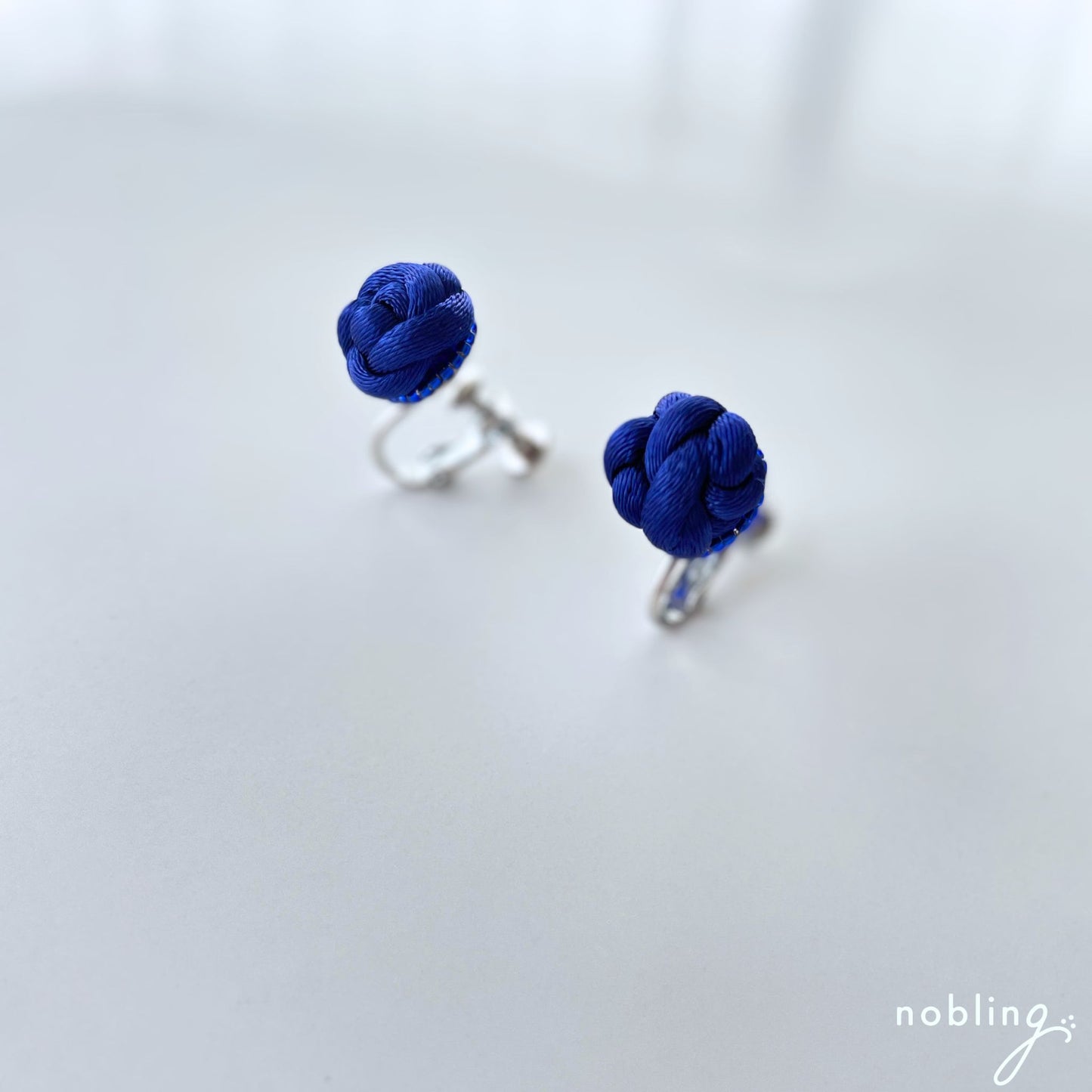 Koron-to earrings 【Dark blue】