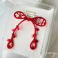 Ribbon brooch 【red】