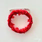 Simple wreath brooch 【Red】