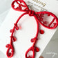 Ribbon brooch 【red】