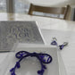 Ribbon brooch  【Dark blue】